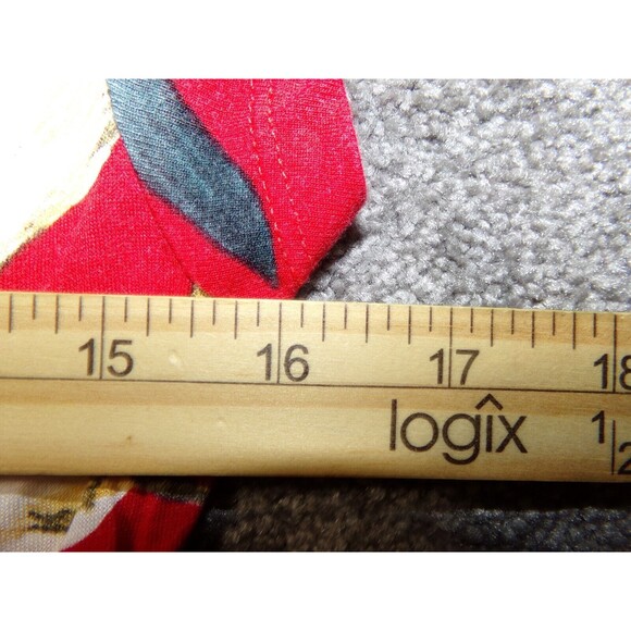 Lascana Venus Red tropical Floral Dress Midi Short Sleeve Day Dress Womens Small - Picture 11 of 13